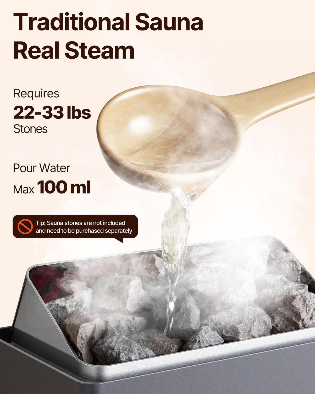 VEVOR sauna heater heating element uses 304 stainless steel