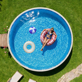 VEVOR seamless fit around pool wall reduces wrinkles and movement.