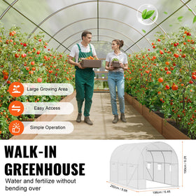 VEVOR six-windows vent design promotes airflow while protecting crops