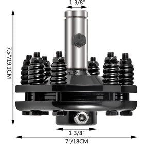 VEVOR slide clutch torque adjustment close-up showing adjustable springs for custom torque