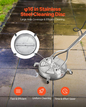 VEVOR stainless steel body construction highlights durability and long-lasting performance.