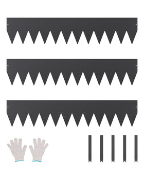 VEVOR steel landscape edging pack shot showing durable borders