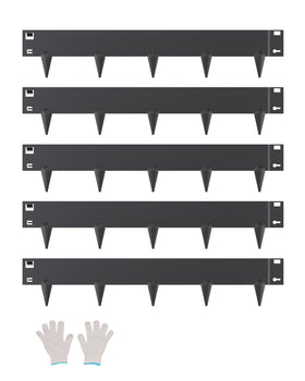 VEVOR steel landscape edging 5-pack 39x4 in defines garden beds with long-lasting border.