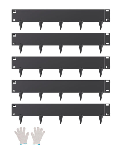 VEVOR steel landscape edging 5-pack defines clean borders with lasting durability