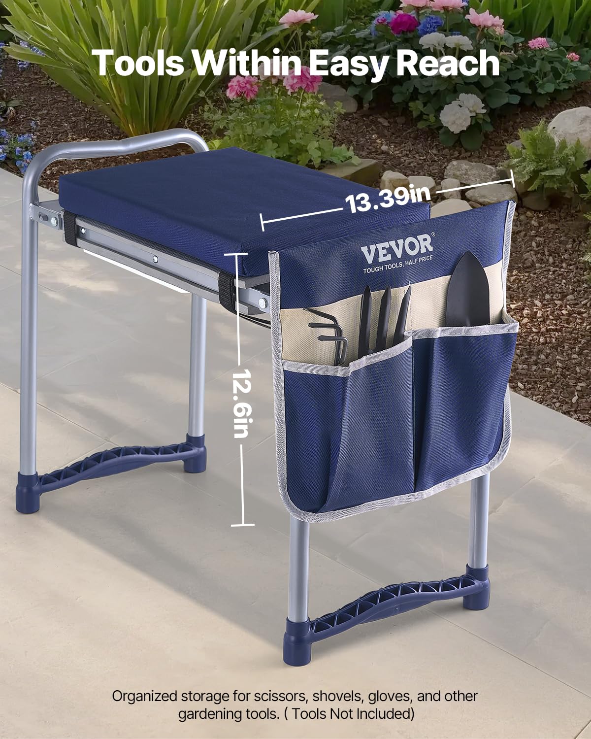 VEVOR sturdy steel frame offers durable performance