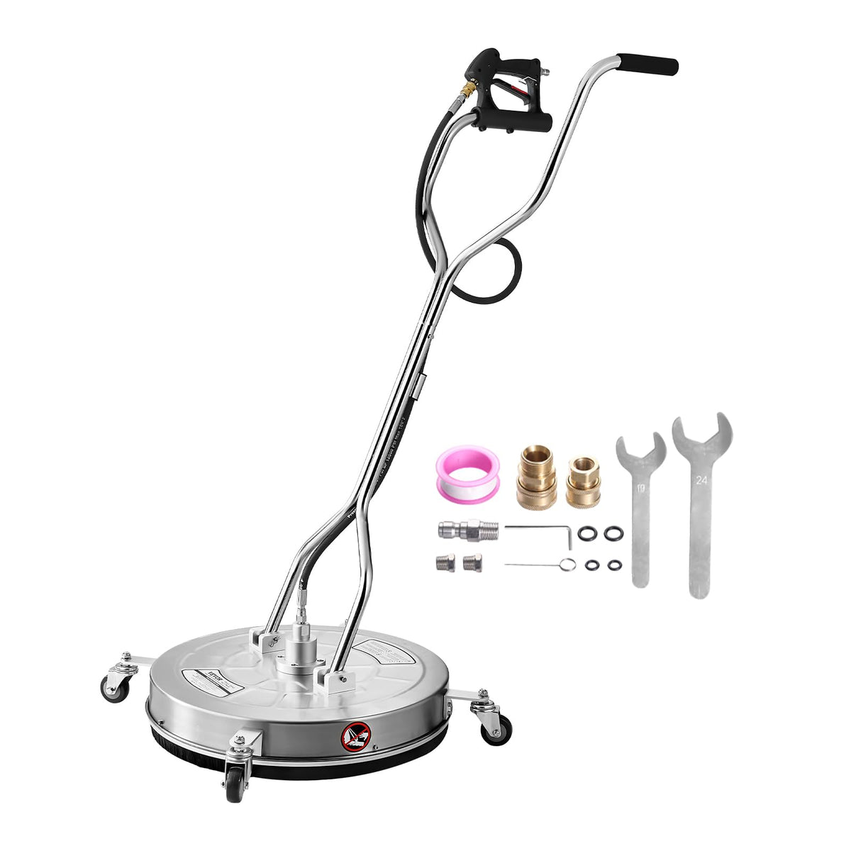 VEVOR surface cleaner accessories kit with connectors and adapters