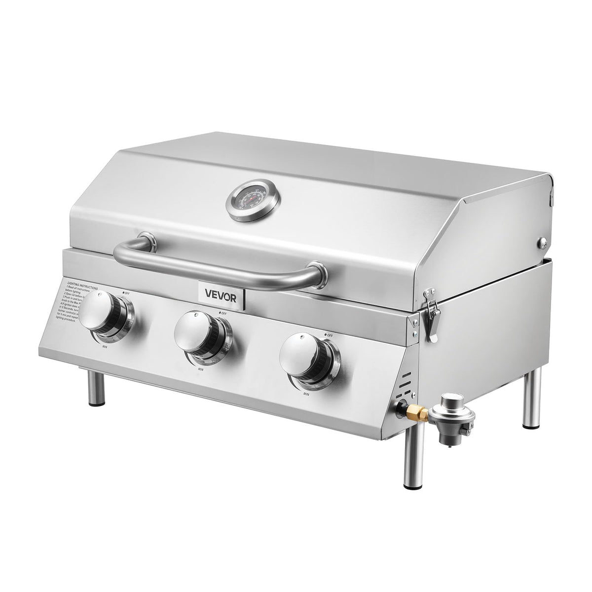 VEVOR secure-locks keep the lid closed during movement