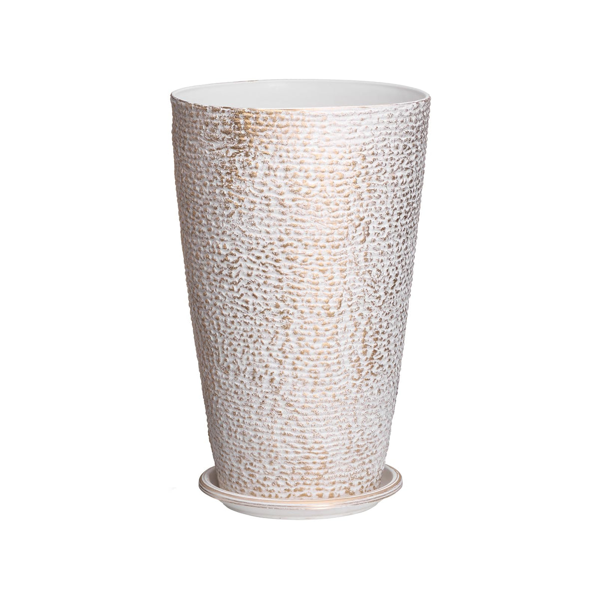 VEVOR stone-beige planter pair suits modern and rustic aesthetics.