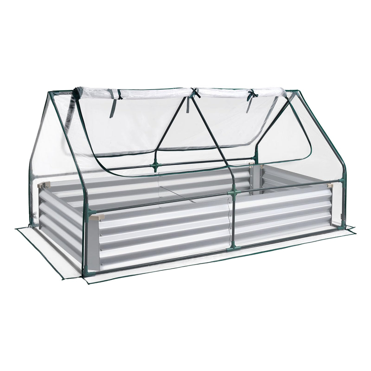 VEVOR garden setup supporting vegetables, flowers, and fruit growth