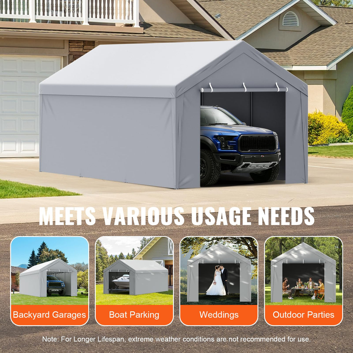 VEVOR Velcro attachments secure side panels quickly and neatly