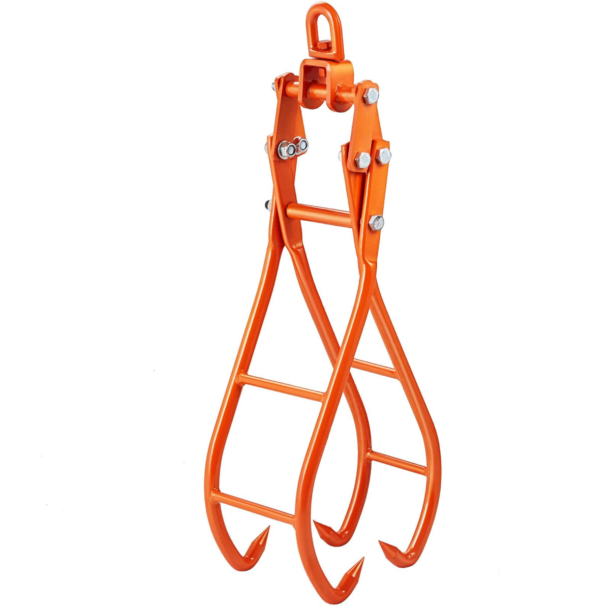 Versatile VEVOR timber grapple used for logs, hay stacks, and more