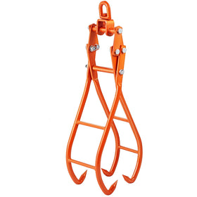 Versatile VEVOR timber grapple used for logs, hay stacks, and more