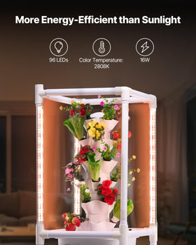 VEVOR 20L water tank with transparent window for easy monitoring and refills.