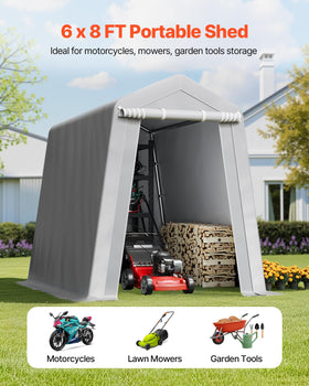 VEVOR waterproof cover protecting gear from rain and sun.
