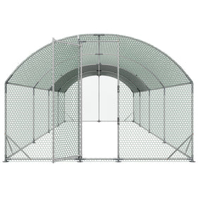 VEVOR weather-ready dome roof sheds rain and snow for year-round use.