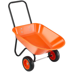 VEVOR Wheelbarrow Cart U-shaped handle supports compact wall storage.