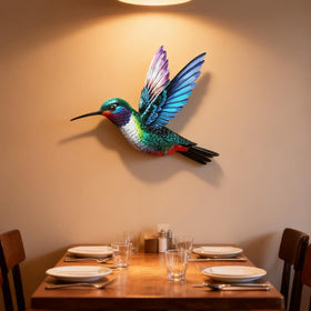 VEWOGARDEN hummingbird wall decor brightens fence areas and porches.