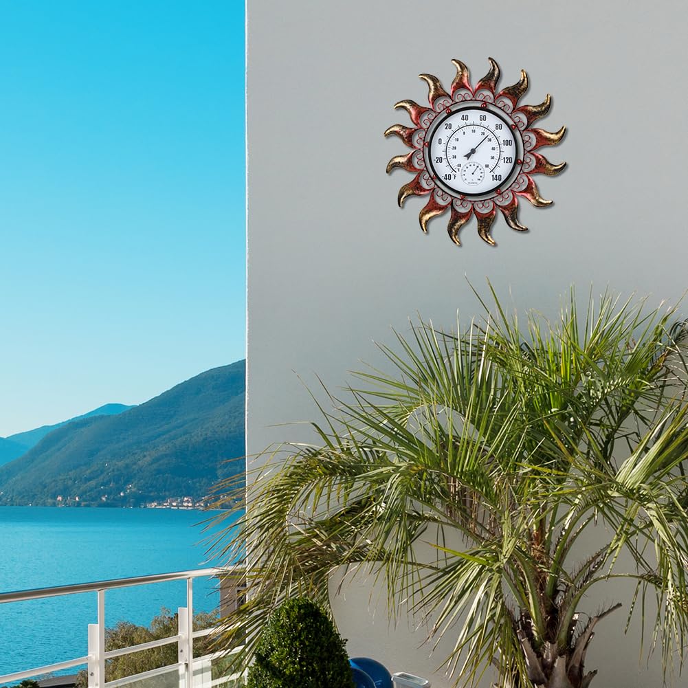 VEWOGARDEN compact outdoor thermometer doubles as a stylish home accent