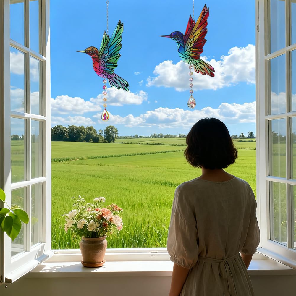 VEWOGARDEN hummingbird decor enhances garden or patio ambiance