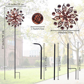 VEWOGARDEN metal ground base stake provides stable positioning