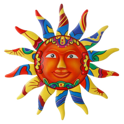 VEWOGARDEN sun wall art in yellow, ideal indoor display