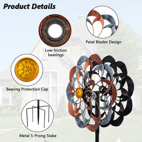 VEWOGARDEN weather-resistant metal construction resists rain and wind outdoors
