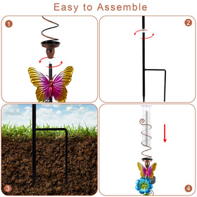 VEWOGIFT metal frame provides durable outdoor support for seasons of use.