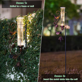 vewolight decorative bell enhances outdoor garden decor
