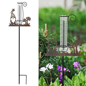 vewolight outdoor rain gauge supports accurate rainfall data at a glance