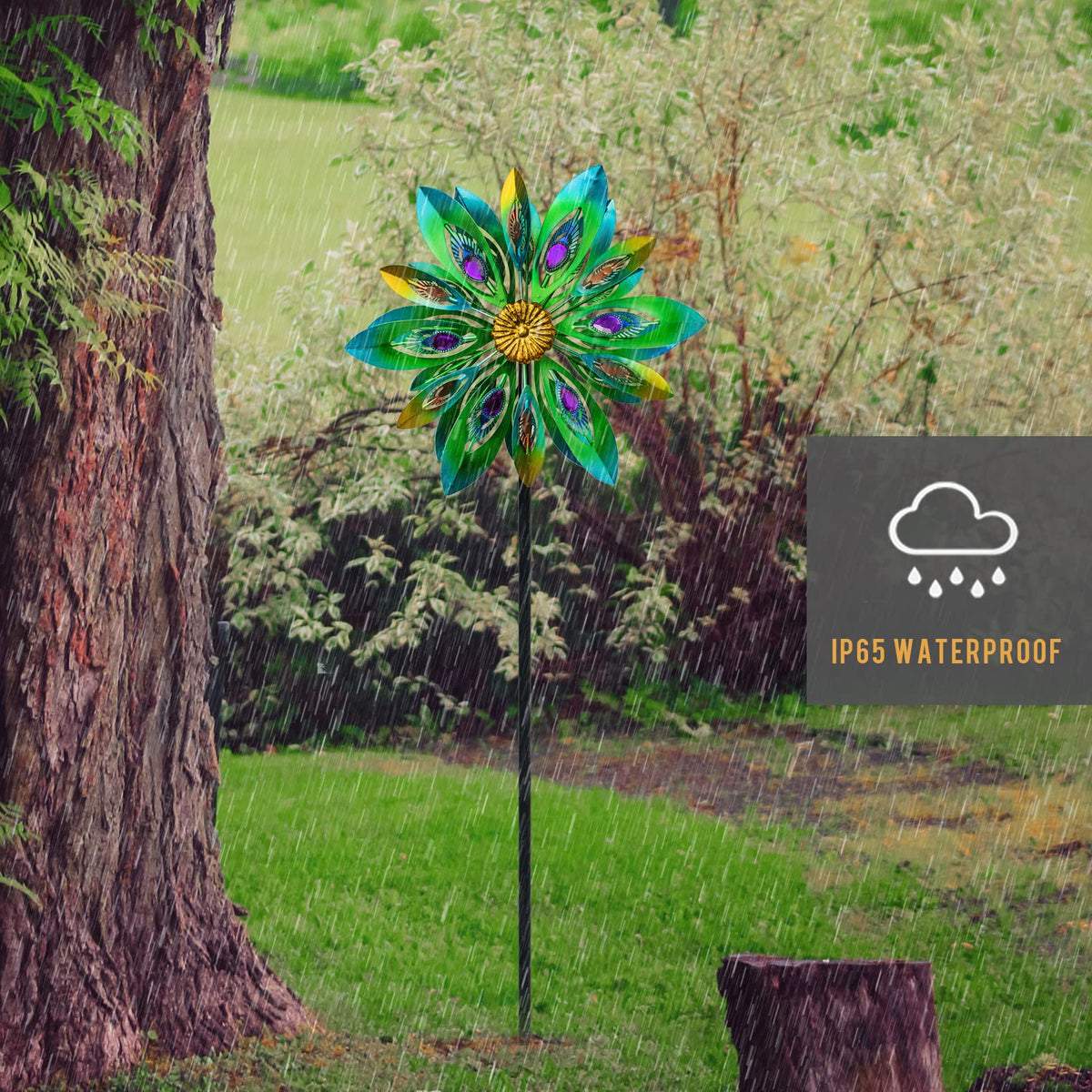 Ideal front yard decor with dramatic wind-sculpture motion from VEWOSTAR.