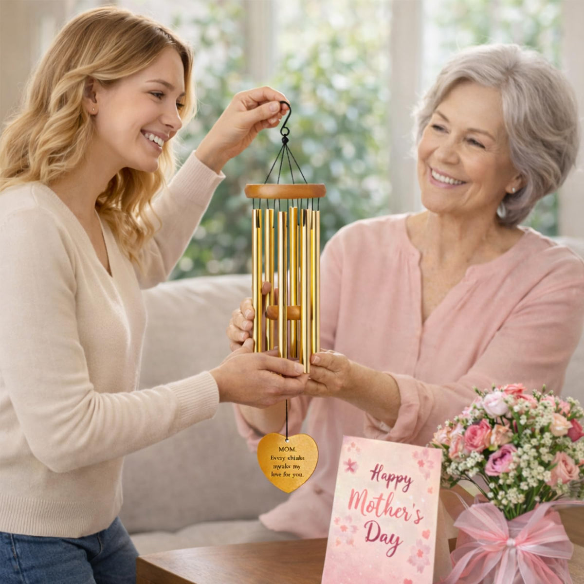 Perfect gift for Mother’s Day or birthdays; decorative sound and sentiment