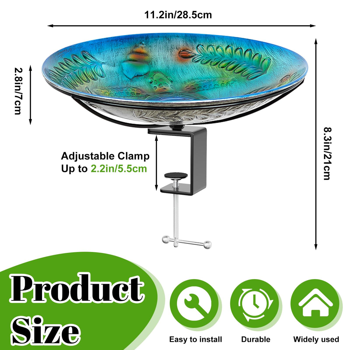 Sea turtle relief decor on the birdbath bowl adds playful garden charm