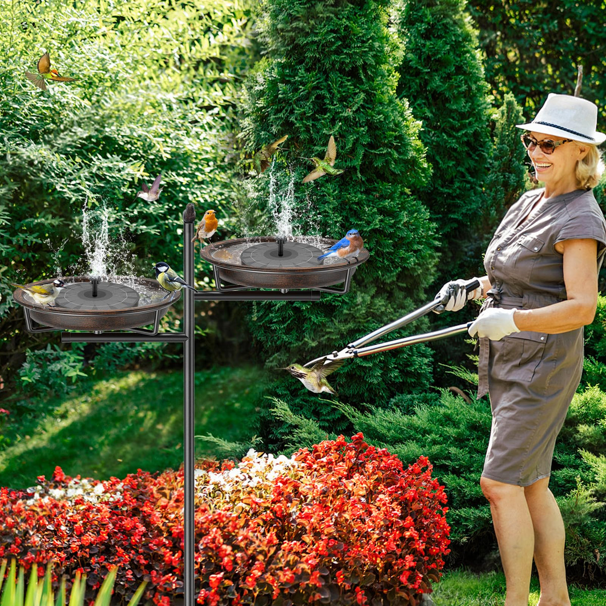 VeyFolzin.st versatile garden decor that complements patios, lawns, and decks.