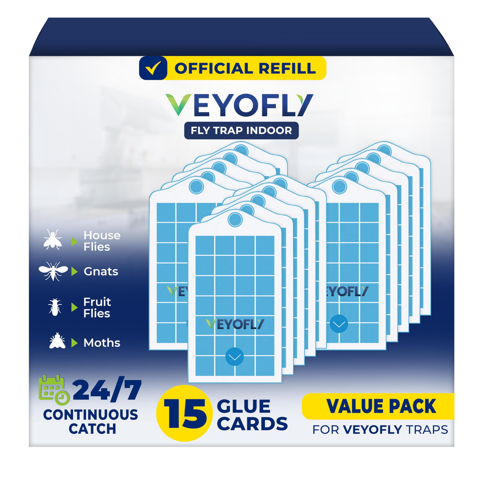 VEYOFLY glue-board refill for indoor use with ultra-sticky adhesive