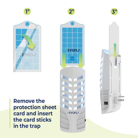 VEYOFLY plug-in trap refill enables quick, easy replacement