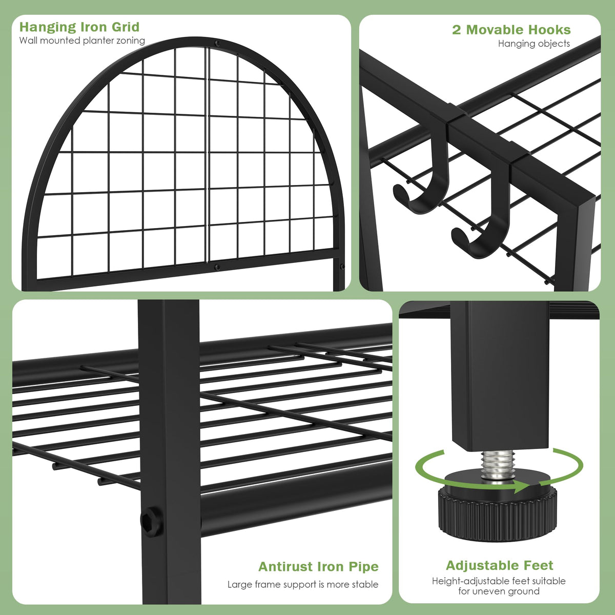 VGMiu easy assembly stand with clear steps for quick setup.