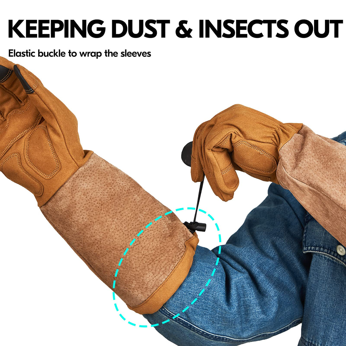 Vgo... abrasion-resistant leather with 2mm foam padding boosts durability.