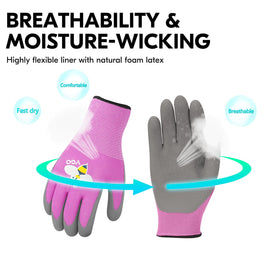 Vgo EN420 compliant environment-friendly gloves for young gardeners