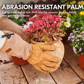 Vgo... touchscreen-enabled garden gloves allow phone use without removal.