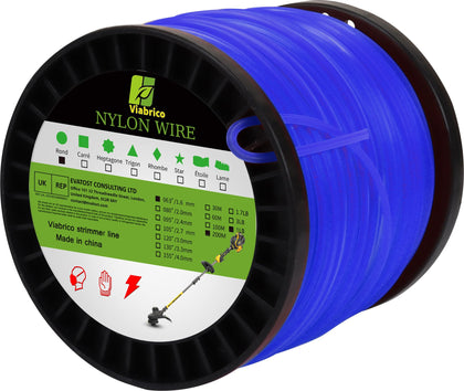 VIABRICO 063inch grass strimmer line coil compatible with many trimmers for easy replacement