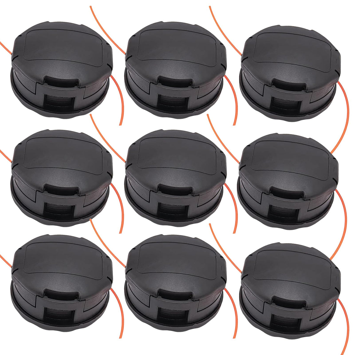 VIABRICO trimmer head for Echo Speed Feed 400; top view shows quick-install design.