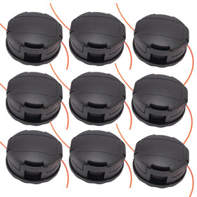 VIABRICO trimmer head for Echo Speed Feed 400; top view shows quick-install design.