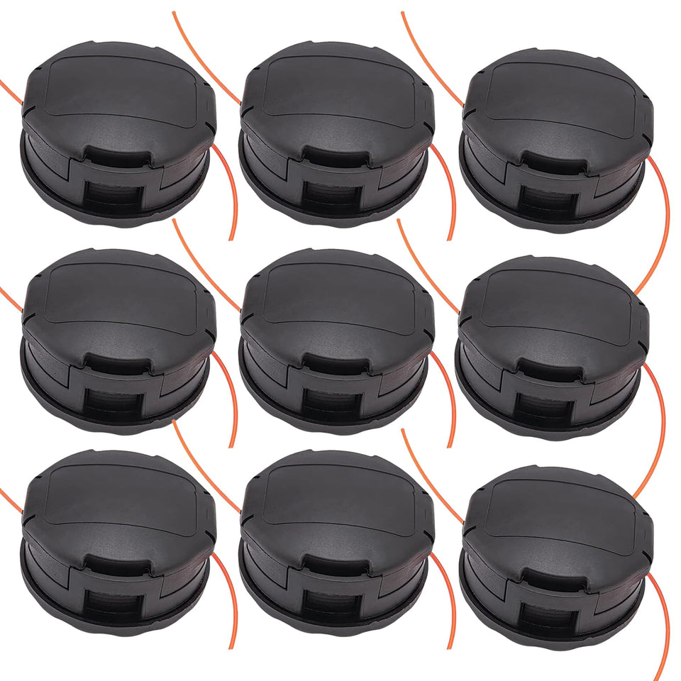 VIABRICO trimmer head for Echo Speed Feed 400; top view shows quick-install design.