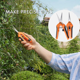 Viadom pruning shears 3-pack with stainless steel blades for sharp, durable cuts