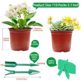 Viaoone lightweight PP plastic pot that flexes and returns to shape.