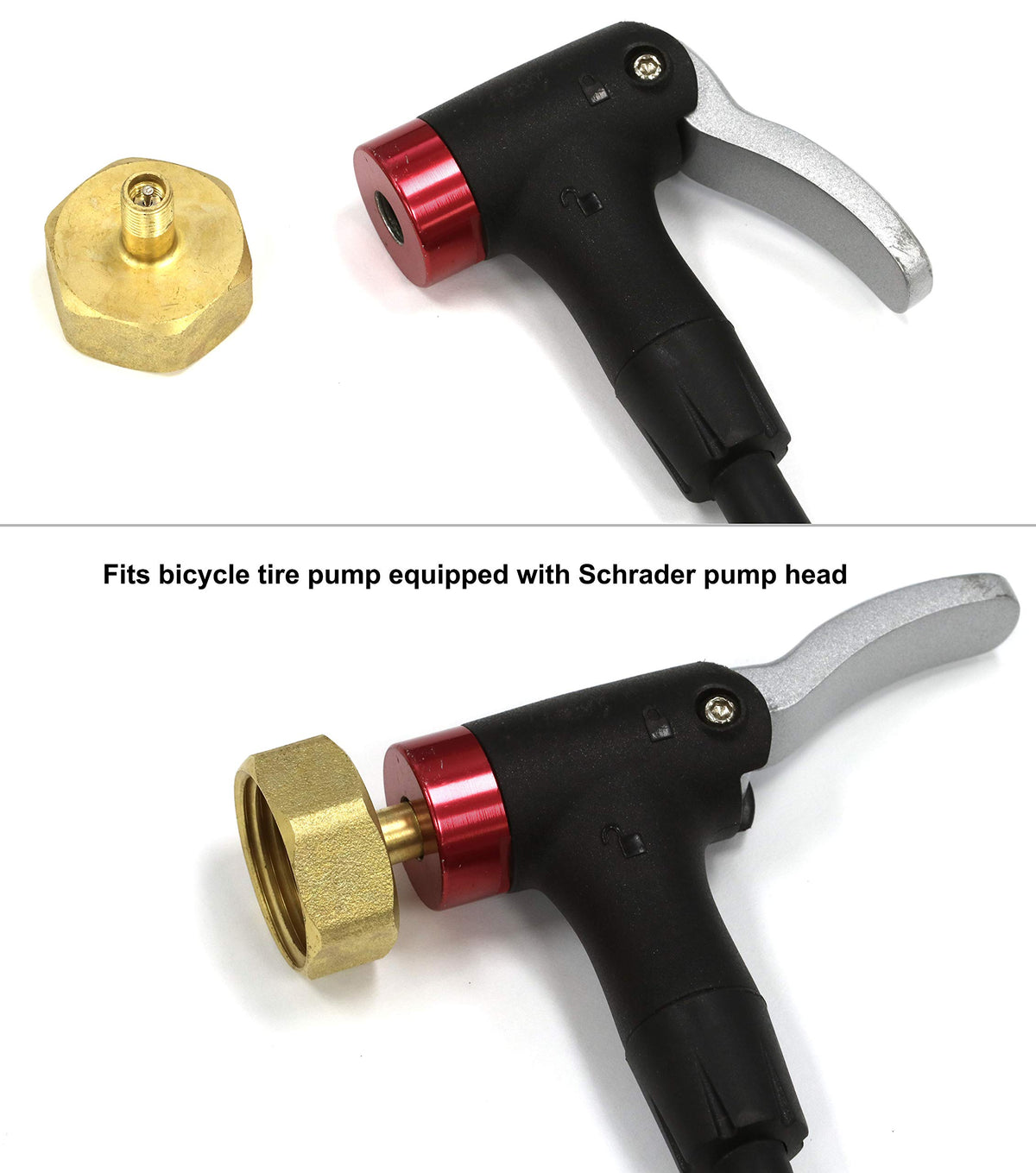 Vibrant Yard lead-free brass adapter shown for durable outdoor use.