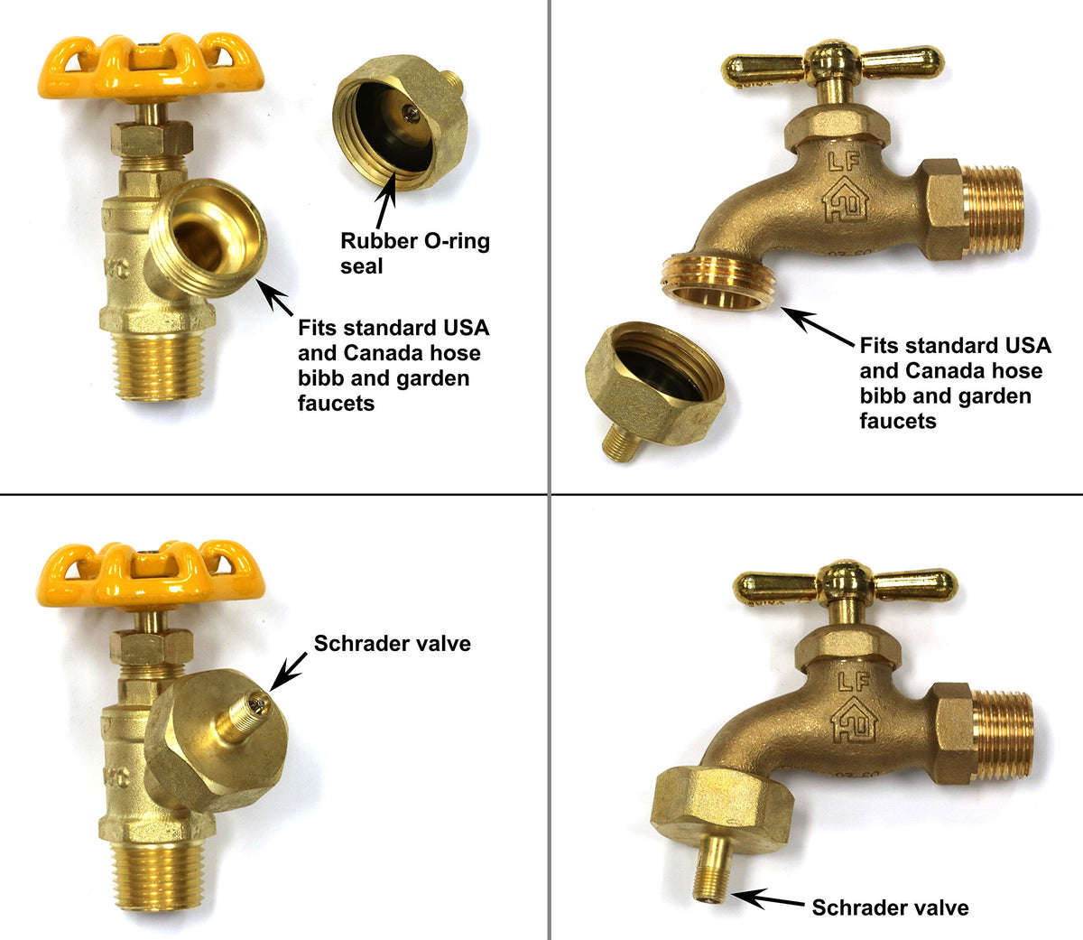 Vibrant Yard winterize outdoor faucet connector prepared for freezing prep.
