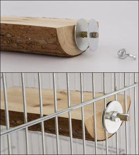 Vibriskape carbon steel screws with burr-free threads for reliable DIY bird cages