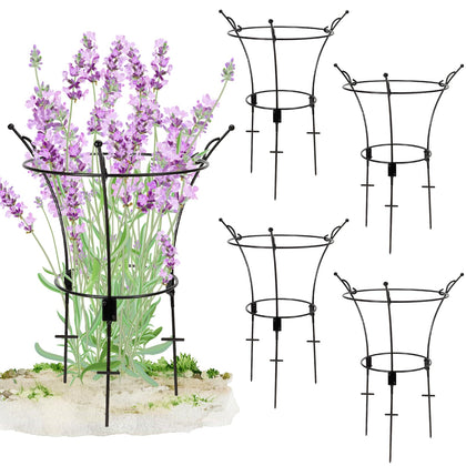 VICAMB four-pack large peony cage supports tall blooms
