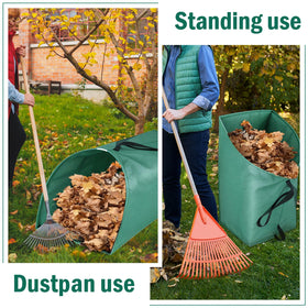 VICAMB 60-gallon capacity lets you collect more leaves per trip